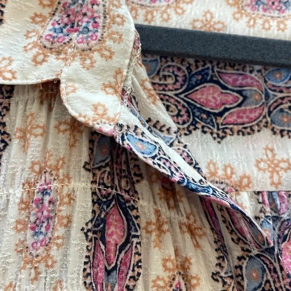 Jane + Delaney Button-Up Boho Blouse Top‎ XL - Picture 10 of 10